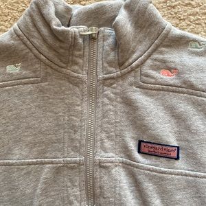 VINEYARD AND VINES ZIP FRONT SWEATSHIRT
